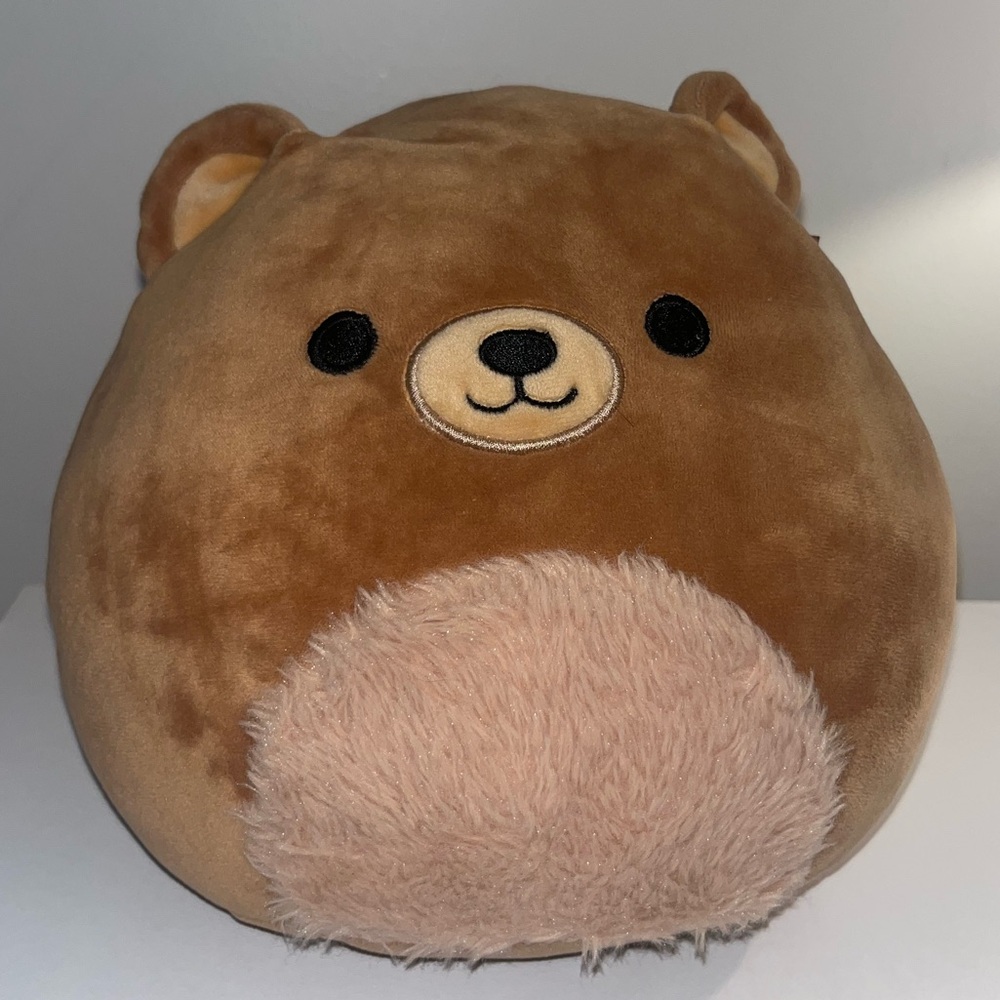 Squishmallow Zoo Squad Squishy Soft Plush Animals (Omar Bear GREAT CONDITION!! - Picture 2 of 4
